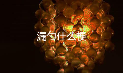 梗漏勺什么